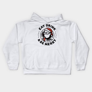 Eat Drink and Be Merry Kids Hoodie